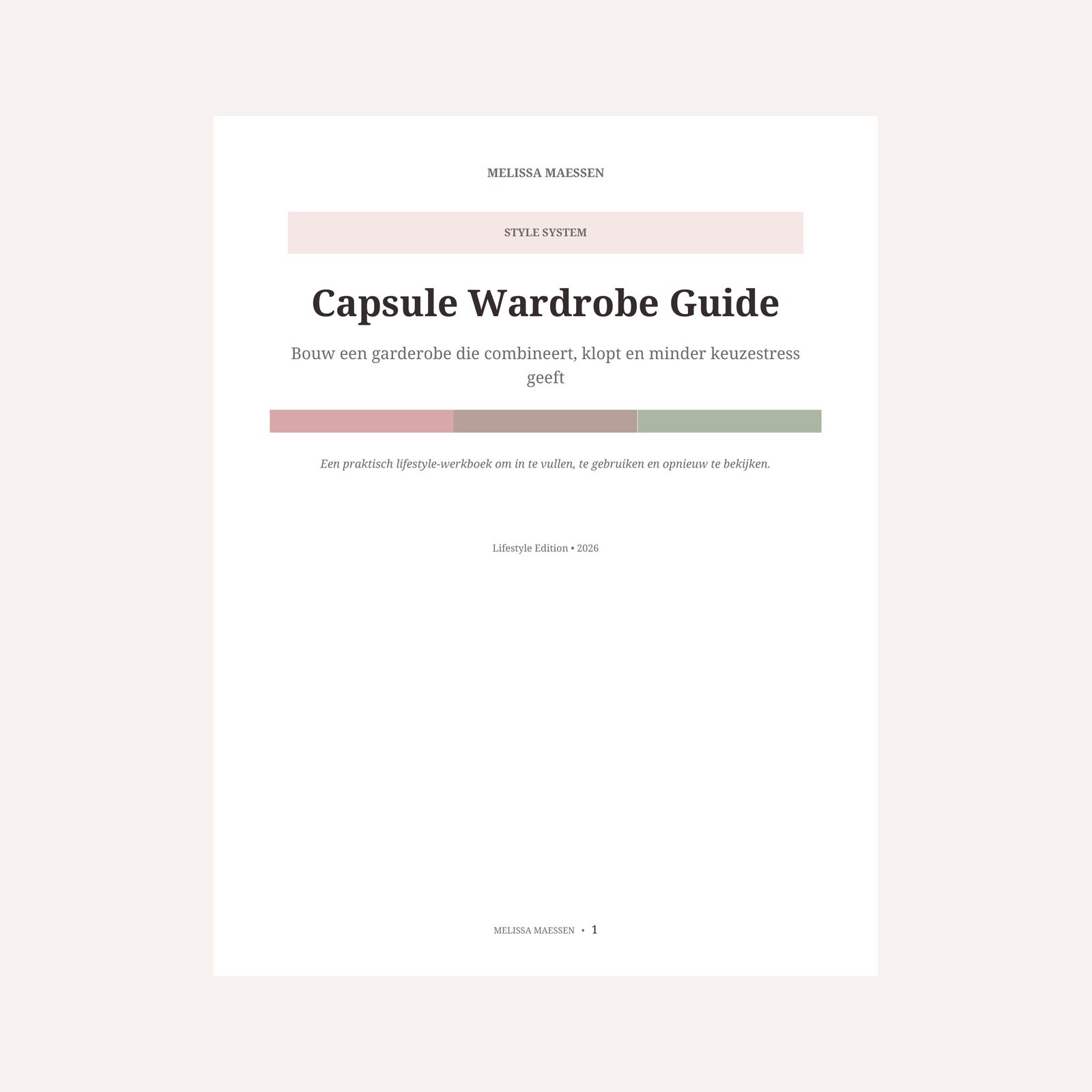 Capsule Wardrobe Guide